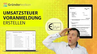 Umsatzsteuervoranmeldung ausfüllen oder selber erstellen [upl. by Jeddy]