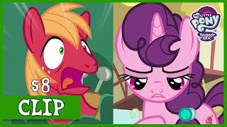 Big Mac Eavesdrops on Sugar Belles Conversation The Break Up Break Down  MLP FiM HD [upl. by Itsrejk]