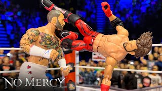 AJ Styles vs CM Punk Action Figure Match WSC No Mercy [upl. by Anidem]