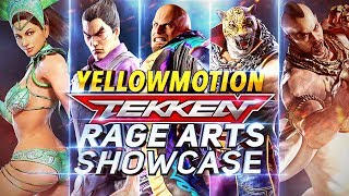 TEKKEN MOBILE  All Characters Rage Arts Showcase Compilation  Pre Launch [upl. by Keefer]