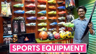 মাত্র 50 টাকায় ফুটবল বুট  ক্রিকেট ব্যাট কিনুন Football Cricket Sports Accessories Price Bangladesh [upl. by Suzann]