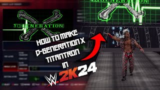 How To Make a DGeneration X DX Titantron in WWE 2K24 [upl. by Gelhar43]