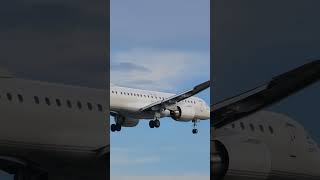 PORTER EMBRAER E190 E2 LANDING AT YYZ FROM VANCOUVER [upl. by Tasiana652]