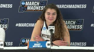 Notre Dame Second Round Postgame Press Conference  2024 NCAA Tournament [upl. by Codee]