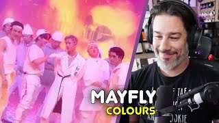 Director Reacts  BTOB Stray Kids ATEEZ Mayfly  Colours Kingdom [upl. by Aoniak517]