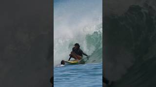 Ellie Akana looking for some shade on her long board surf surfer surfgirl surfergirl hawaii [upl. by Renaud]