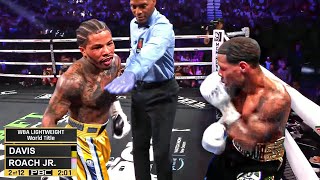 5TH ROUND STOPPAGE Gervonta Davis Vs Lamont Roach Every Punch Highlight  BOXING FIGHT HD [upl. by Kirtap700]