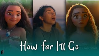 How Far Ill Go  Alessia Cara  Moana  English Songs Lyrics  WhatsApp Status [upl. by Kassia226]