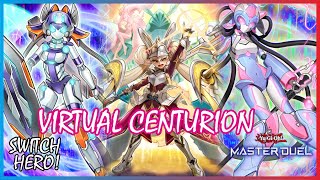 VIRTUAL WORLD CENTURION COMBO RANKED GAMEPLAY YuGiOh Master Duel virtualworld centurion [upl. by Ramedlav]