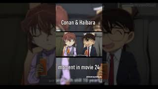 Conan amp Haibara moment ❤️ movie 24 haibara conan 名探偵コナン [upl. by Tansy]