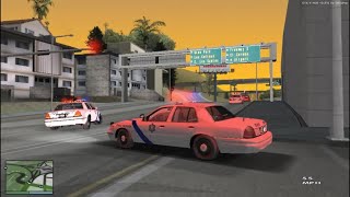 Arkansas State Police Intense Chase GTA SA SAPDFR Ep 9 [upl. by Tnaryb12]