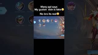 Fake skin🤔 comment your favourite skin❤️mlbb mobilelegends shorts fyp [upl. by Wrennie]