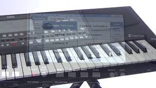 KORG PA600 Carga de Samplers [upl. by Okier429]