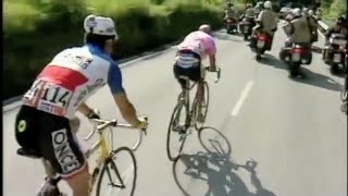 Pantani at Oropa  Giro dItalia 1999 [upl. by Leinahtam16]