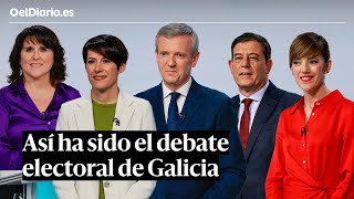 RESUMEN DEBATE GALICIA El PP tropieza frente a una izquierda que le afea su gestión [upl. by Burley542]