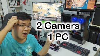 2 Gamers  1 Computer Build Log [upl. by Iniffit]