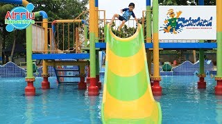 BELAJAR BERENANG BERSAMA SAMBIL BERMAIN AIR  WATERLAND KIDS PLAYGROUND [upl. by Padriac]