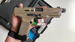 Unboxing  Canik TP9 Elite Combat FDE [upl. by Heydon633]