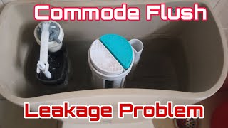 Commode Flush Tank Leakage How To Repair Wc Cistern Water PresherSupport me on gpay8057248896 [upl. by Karel]