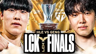 THE BEST LCK FINALS IVE EVER WATCHED  HLE VS GENG LCK SUMMER 2024  CAEDREL [upl. by Leribag118]