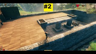 Valheim Fortified Viking Longhouse Build 2 [upl. by Edmond804]