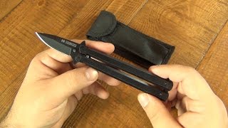 Knife Review  quotSTUBBYquot Balisong Legal To Carry In CA [upl. by Inoy86]