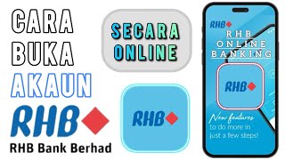 RHB Online Account Opening Cara Buka Akuan RHB Online [upl. by Chan]