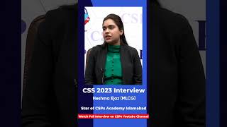 Mock Interview  CSS exam preparation from CSPs Academy Islamabad csspreparation [upl. by Telocin]