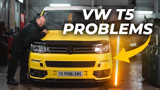 VW T5 TRANSPORTER COMMON PROBLEMS [upl. by Suckram881]