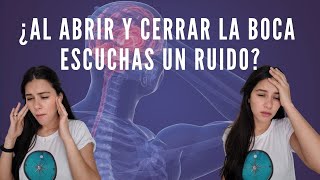 Ruido al abrir y cerrar la boca l ATM I Articulación temporomandibular I Ruido en el ATM [upl. by Azeria]