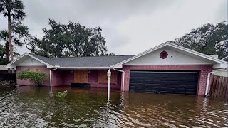 Florida veteran faces 60k in flood damage weeks after buying new home [upl. by Siroved285]