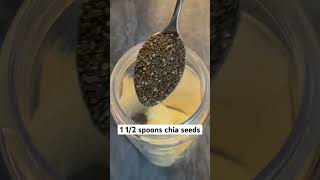 3 min breakfast  oats smoothy no sugar breakfast weighlossrecipes chiaseedsforweightloss [upl. by Adrahc]