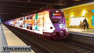 Vincennes  RER A  Paris  RATP MI09 [upl. by Oiramrej]