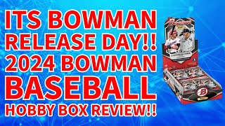 2024 BOWMAN BASEBALL HOBBY BOX REVIEW BOWMAN DYLAN CREWS 200K BOUNTY CHASE [upl. by Lehman277]