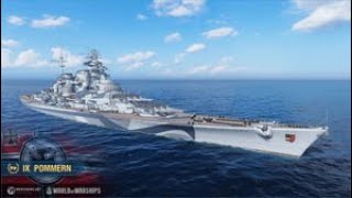 Pommern Flank war World Of Warships Ranked Battle [upl. by Emmie]