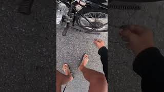 vlog ROLÊ DE MOTORIZADA COM MOTOR DE MOTO😟 grau motorbike bike moto motorcycle [upl. by Eikceb840]