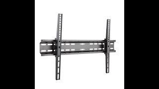 How to install 37quot 70quot Tilt Slim TV Wall Mount for LEDLCD TVs Texonic Model N64 [upl. by Aley]