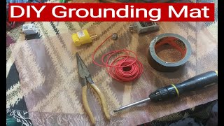 Make 10 copper grounding mat in 10 minutes good for floor bed or chair [upl. by Soble]