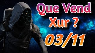 Des Trucs  Xur En 3 Minutes  3 Novembre 2023 Destiny 2 FR [upl. by Rebmac]