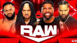 Full Match  The Usos vs The BloodLine 🔥 WR3D 2K24  WWE RAW [upl. by Dorcia]