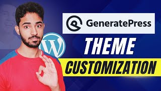 GeneratePress Theme Customization WordPress Website Design  Step by Step  Urdu  Hindi [upl. by Anissej]