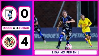 LigaMxFemenil LAS AGUILAS DEPLUMARON A LAS GALLOS EN QUERÉTARO [upl. by Silvestro433]