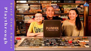 Plunder A Pirates Life Board Game How to Play and Playthrough [upl. by Colinson]