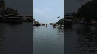 Houseboat Terminal Kainakary Kuttanad📍 travel alappuzha kerala kuttanad travelmalayalam [upl. by Goines]