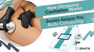 How ultrasonic cavitation works Body slimming with Zemits Abigon Pro [upl. by Jelks]