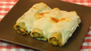 Cómo hacer canelones de verduras receta paso a paso [upl. by Gnous419]