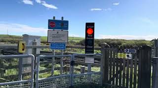 Moss MWL Userwork Level Crossing Cumbria Tuesday 16042024 [upl. by Yuu573]