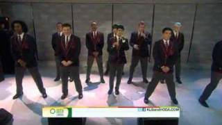 Warblers  Raise Your Glass on the Today Show [upl. by Einittirb]