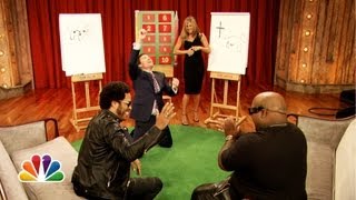 Pictionary with Jennifer Aniston Lenny Kravitz and CeeLo Green Part 2 [upl. by Tamarah]