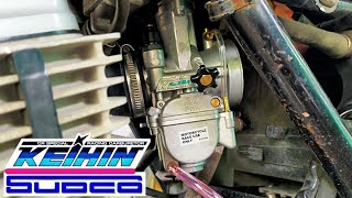 KEIHIN SUDCO PWK 32mm FOR HONDA SUPREMO 200cc  Installation and Tuning [upl. by Miuqaoj]